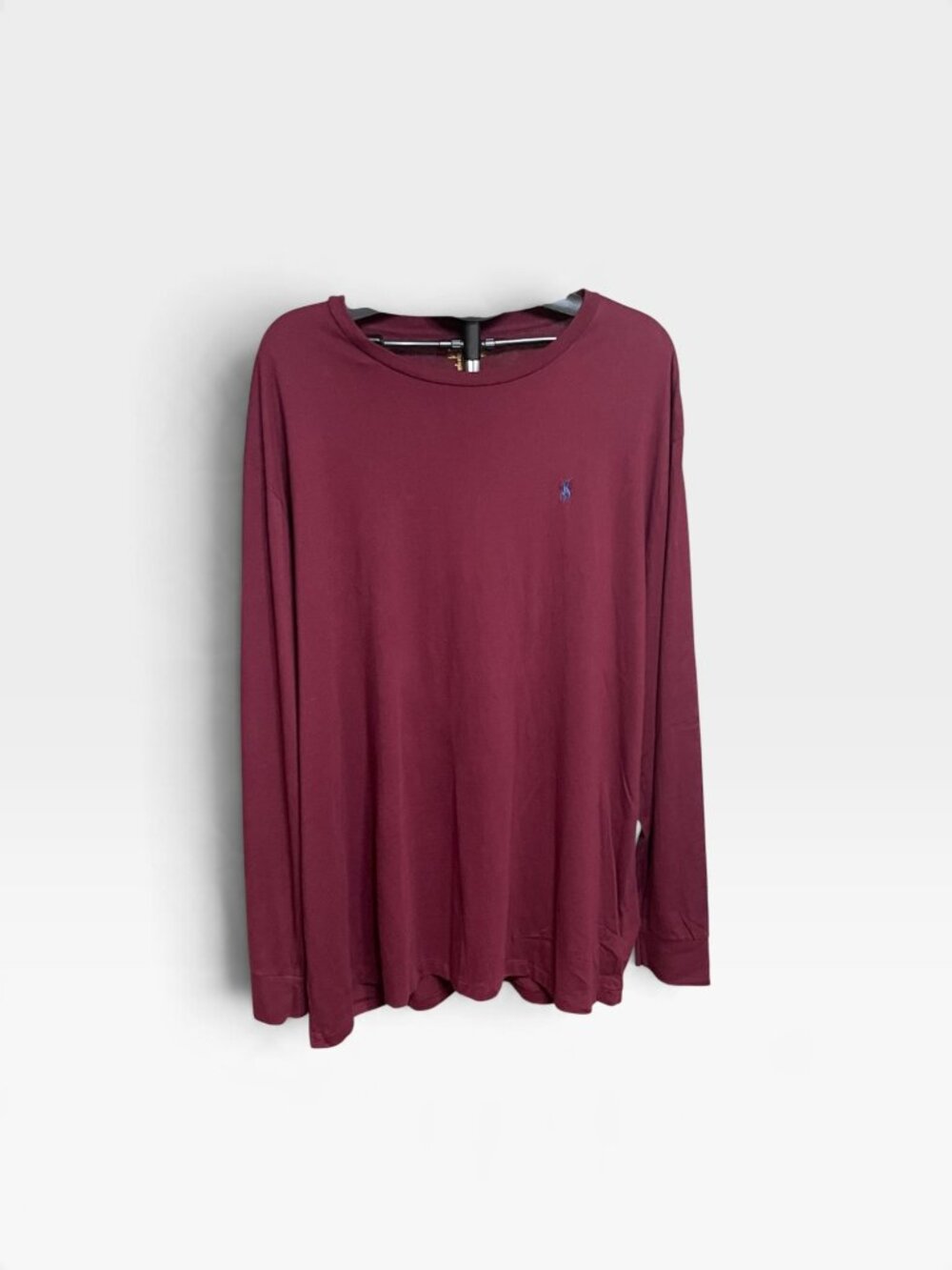 Polo Ralph Lauren Mens Burgundy Long Sleeve Classic Fit Shirt XXL Cotton